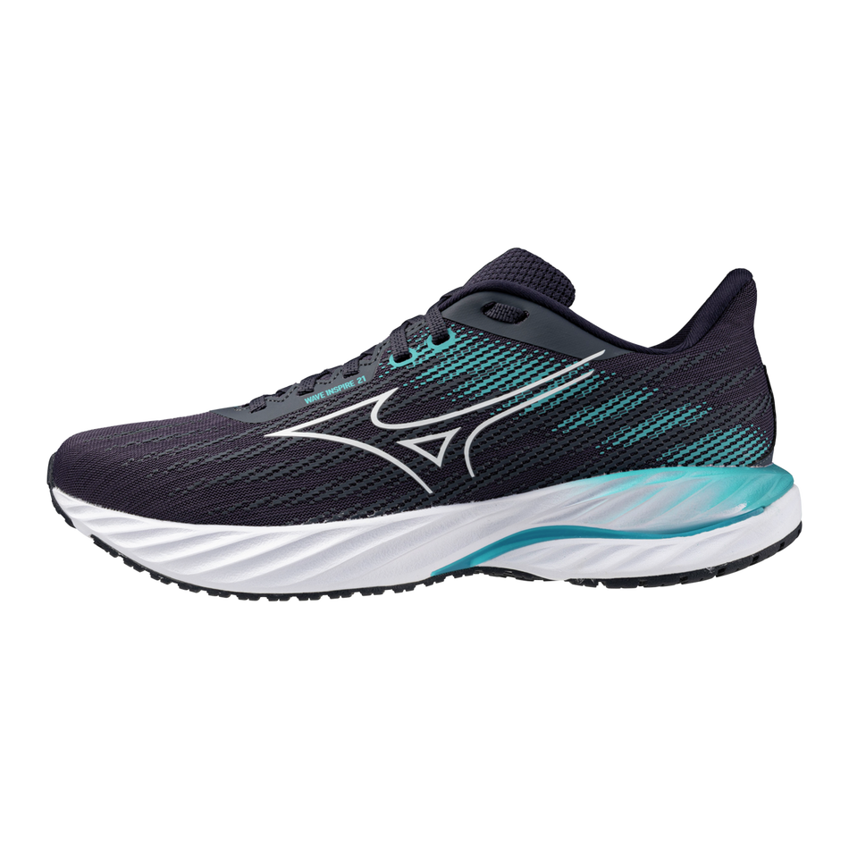Mizuno WAVE INSPIRE 21 Odyssey Gray/White/Capri Breeze